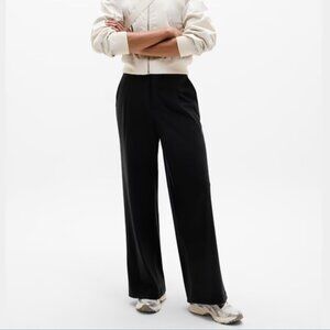 Athleta Pinnacle High Rise Trouser Black Sand sz 0 Reg